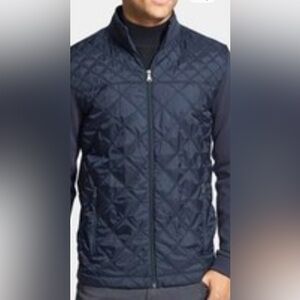 Hugo Boss Dark Blue Quilted Puffer Jacket